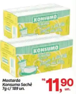 Fort Atacadista Mostarda Konsumo Sachê c/189 un. oferta