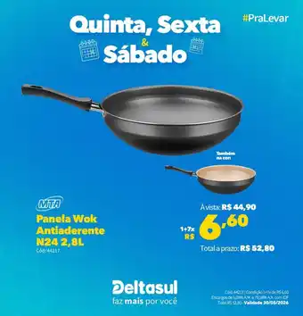 MTA Panela Wok Antiaderente N24