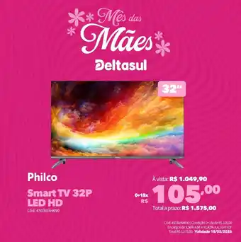 Deltasul Philco Smart TV 32P LED HD oferta