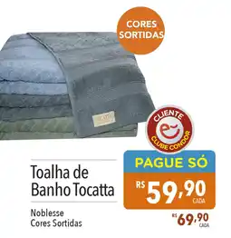 Supermercados Condor Toalha de Banho Tocatta oferta
