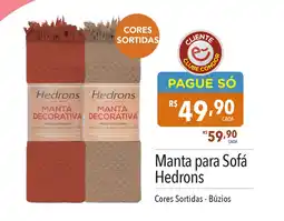 Supermercados Condor Manta para Sofá Hedrons oferta
