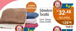 Supermercados Condor Edredom Tocatta Casal - Sherpa Cores Sortidas oferta