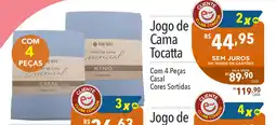 Supermercados Condor Jogo de Cama Tocatta Com 4 Peças Casal oferta