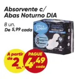 Dia Absorvente c/ Abas Noturno DIA oferta