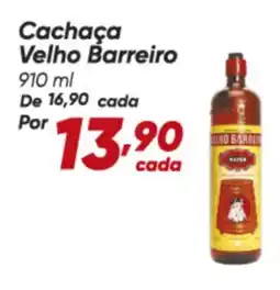 Dia Cachaça Velho Barreiro oferta
