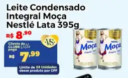 Villarreal Supermercados Leite Condensado Integral Moça Nestlé Lata oferta
