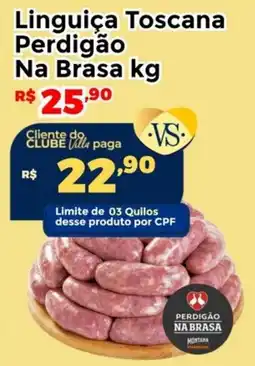 Villarreal Supermercados Linguiça Toscana Perdigão Na Brasa oferta