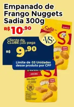 Villarreal Supermercados Empanado de Frango Nuggets Sadia oferta