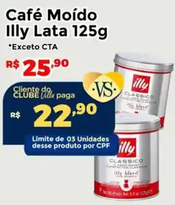 Villarreal Supermercados Café Moído Illy Lata oferta