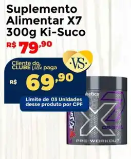 Villarreal Supermercados Suplemento Alimentar X7 Ki-Suco oferta