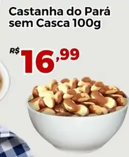 Villarreal Supermercados Castanha do Pará sem Casca oferta
