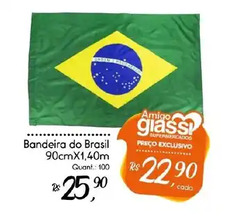 Bandeira do Brasil 90cmx1,40m