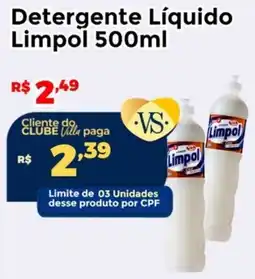 Villarreal Supermercados Detergente Líquido Limpol oferta