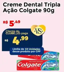 Villarreal Supermercados Creme Dental Tripla Ação Colgate oferta