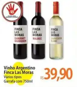 Atacadão Vinho Argentino Finca Las Moras Vários tipos Garrafa oferta