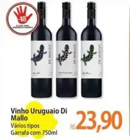Atacadão Vinho Uruguaio Di Mallo oferta
