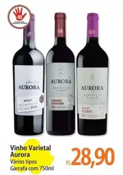 Atacadão Vinho Varietal Aurora Vários tipos Garrafa oferta