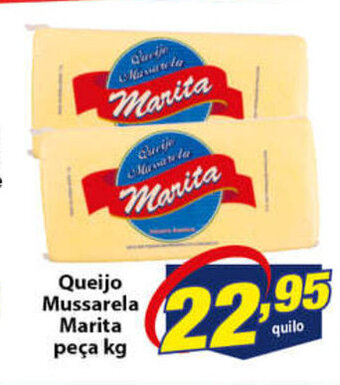 Vencedor Atacadista Queijo Mussarela Marita peca 1kg oferta