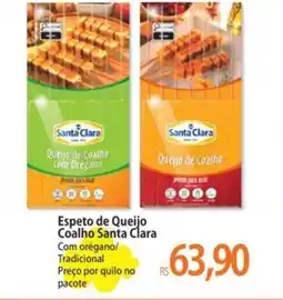 Atacadão Espeto de Queijo Coalho Santa Clara oferta