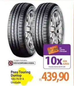 Atacadão Pneu Touring Dunlop 185/70 R14 Unidade oferta