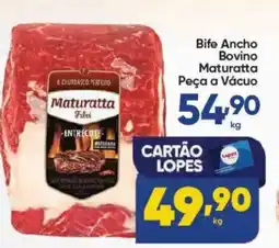 Lopes Supermercados Bife Ancho Bovino Maturatta Peça a Vácuo oferta