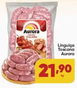 Lopes Supermercados Linguiça Toscana Aurora oferta