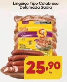 Lopes Supermercados Linguiça Tipo Calabresa Defumada Sadia oferta
