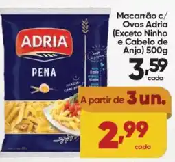 Lopes Supermercados Macarrão c/ Ovos Adria oferta