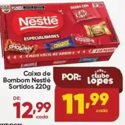 Lopes Supermercados Caixa de Bombom Nestlé Sortidos oferta