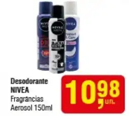 Higa Atacado Desodorante NIVEA Fragrâncias Aerosol oferta