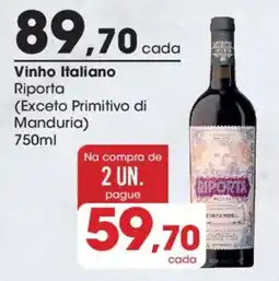 Zaffari Vinho Italiano Riporta oferta