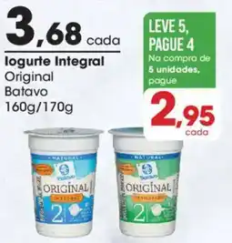 Zaffari logurte Integral Original Batavo oferta