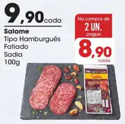 Zaffari Salame Tipo Hamburguês Fatiado Sadia oferta
