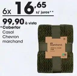 Zaffari Cobertor Casal Chevron marchand oferta