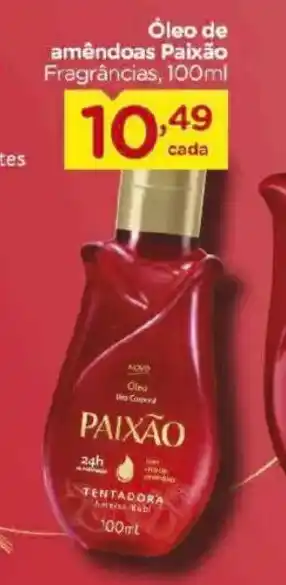 Carrefour Óleo de amêndoas Paixão Fragrâncias, oferta