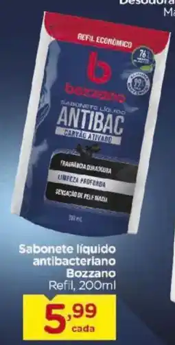Carrefour Sabonete líquido antibacteriano Bozzano Refil, oferta