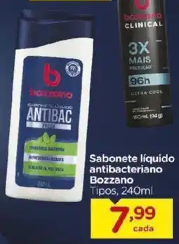 Carrefour Sabonete líquido antibacteriano Bozzano Tipos, oferta