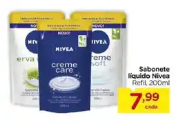 Carrefour Sabonete líquido Nivea Refil, oferta