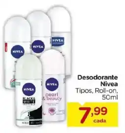 Carrefour Desodorante Nivea Tipos, Roll-on, oferta