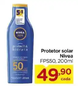 Carrefour Protetor solar Nivea FPS50, oferta