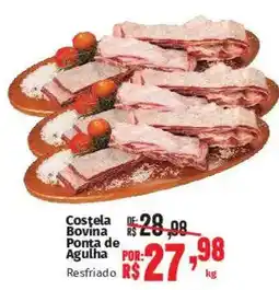 Supermercados Mateus Costela Bovina Ponta de Agulha Resfriado oferta