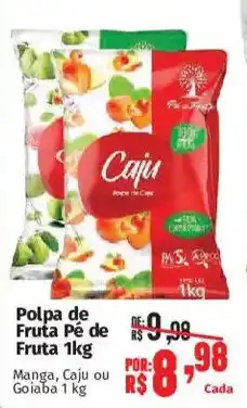Supermercados Mateus Polpa de Fruta Pé de Fruta oferta