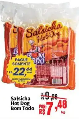 Supermercados Mateus Salsicha Hot Dog Bom Todo oferta