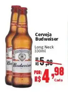 Supermercados Mateus Cerveja Budweiser oferta