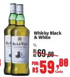 Supermercados Mateus Whisky Black & White oferta
