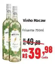 Supermercados Mateus Vinho Macaw oferta