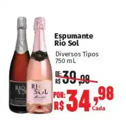 Supermercados Mateus Espumante Rio Sol oferta