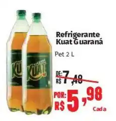 Supermercados Mateus Refrigerante Kuat Guaraná Pet oferta