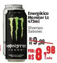 Supermercados Mateus Energético Monster Lt Diversos Sabores oferta