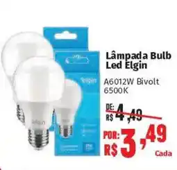 Supermercados Mateus Lâmpada Bulb Led Elgin oferta